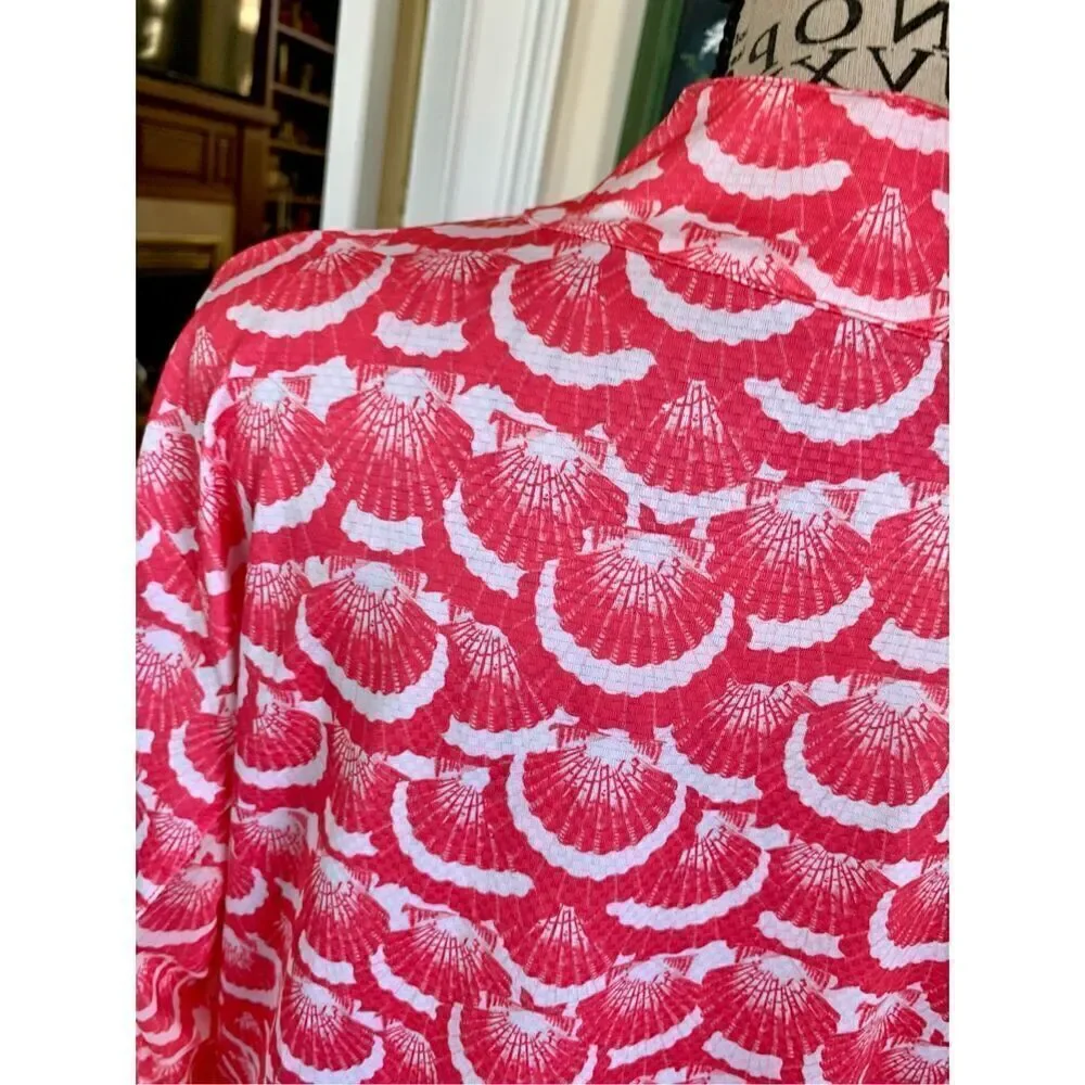 Gottex Coral Seashell Tennis/Golf/Pickleball Top - Picture 2 of 8